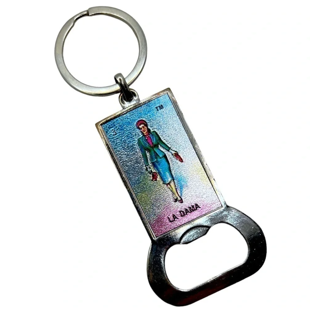 LA DAMA Mexican Bottle Opener Keychain